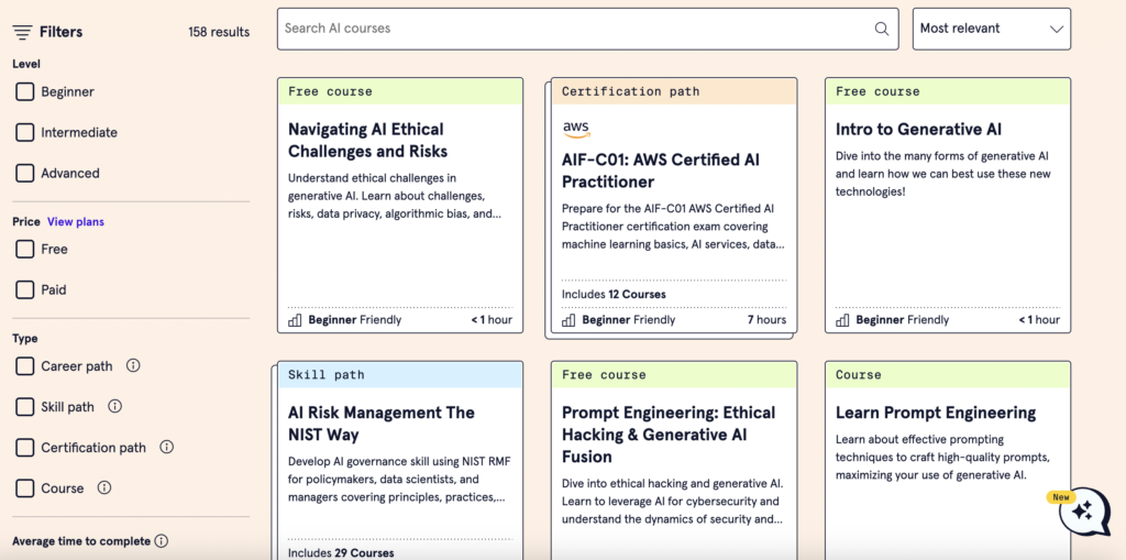 codecademy ai courses